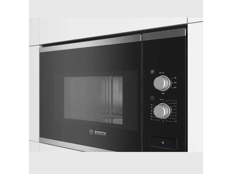 Микровълнова Фурна за Вграждане Bosch BFL520MS0 - 800W, 20л, Черна