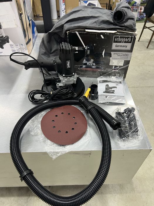 Шлайф машина за гипсокартон -чисто нова Scheppach DTS215 1200 W