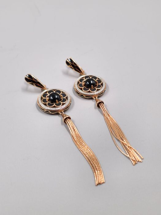 Золотой комплект с брилтянтами