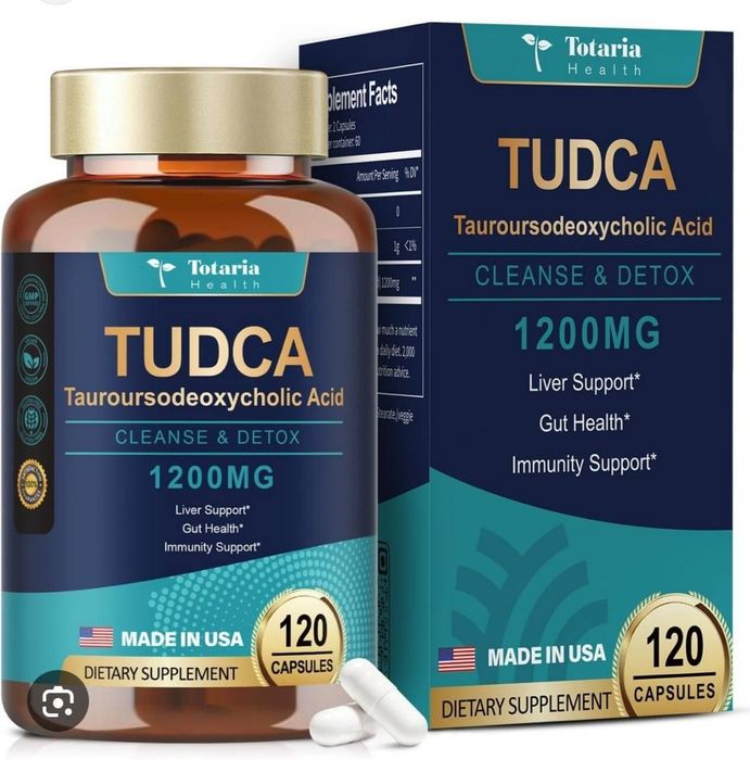 Tudca 1200 mg 120 kapsula,тудка tudka detox