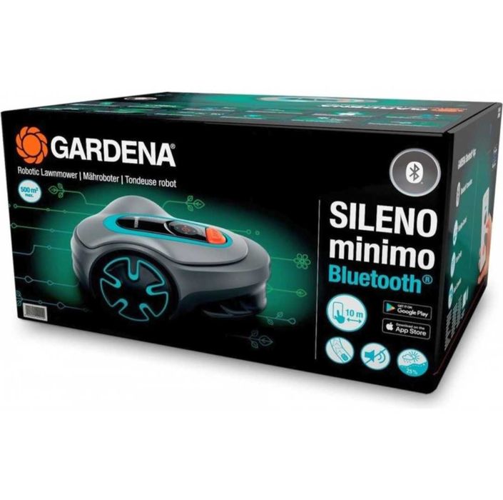 Robot de tuns gazon GARDENA SILENO Minimo 250 m² | Bluetooth|Silențios