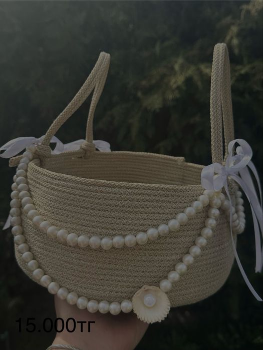 Корзинки из шнура