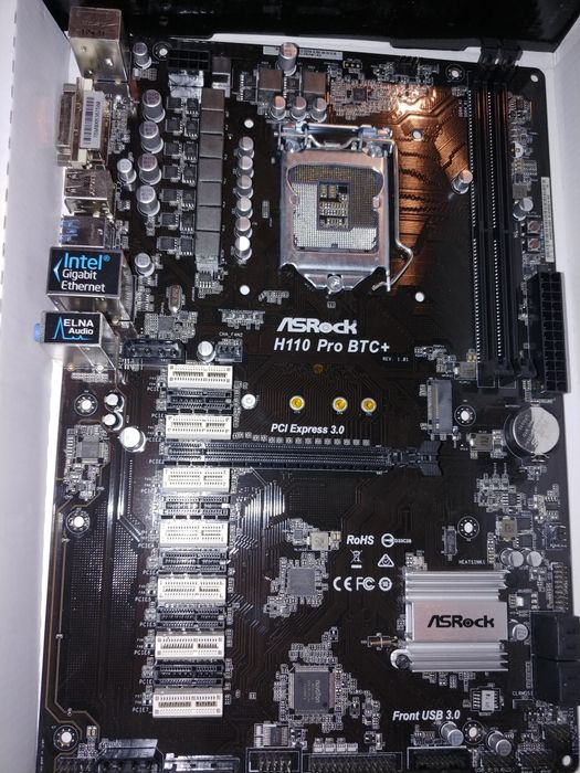 PRET FIX Placa de baza ASRock H110 Pro BTC+