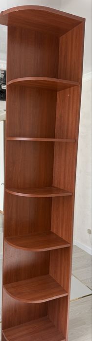 Угловой шкаф без дверей