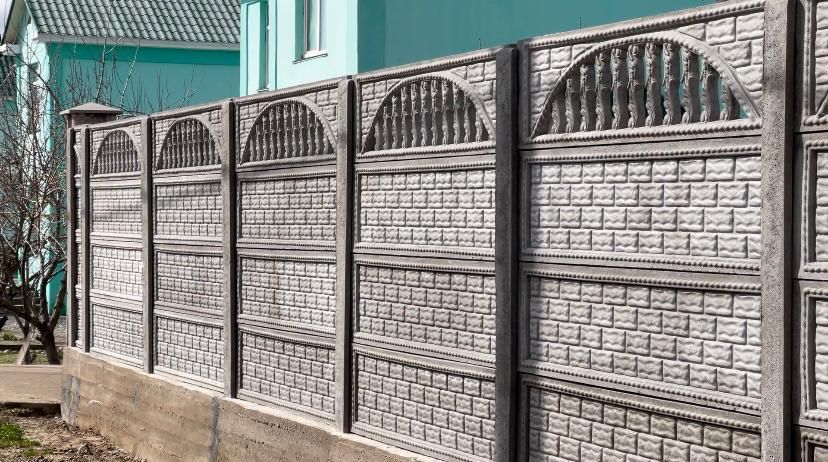 Евро бетонды заборлар