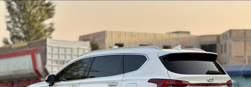 Hyundai Santa Fe 2021 White Pearl 3.5 V6 AT Максимальная комплектация