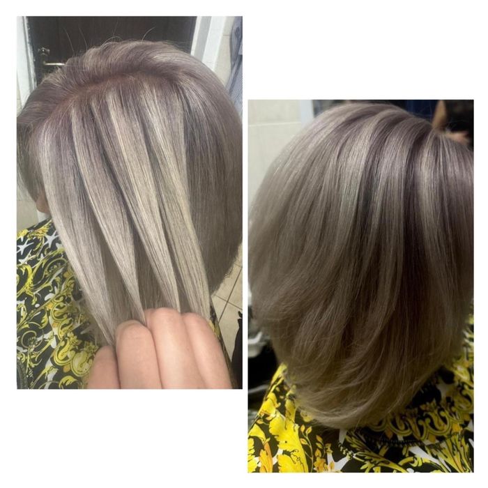 Парикмахер , окрашивание волос , мелирование