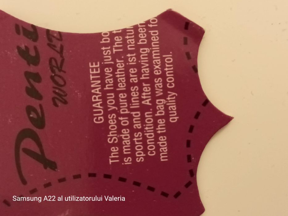 Ghete de damă din piele maro!