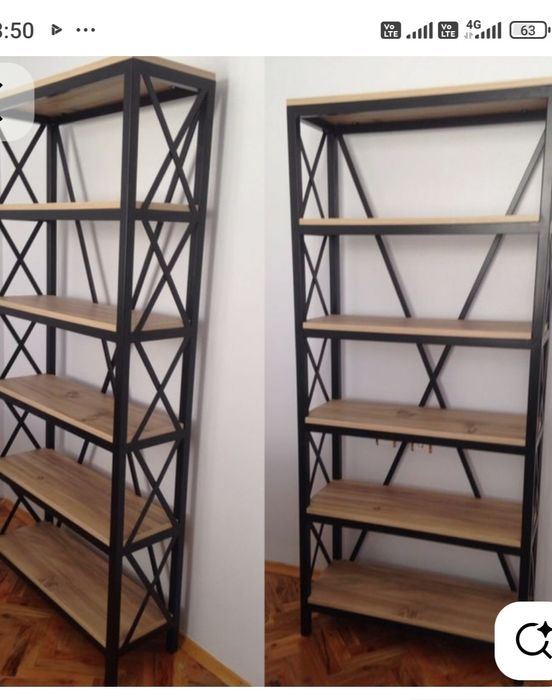 Loft mebel stelaj chikago