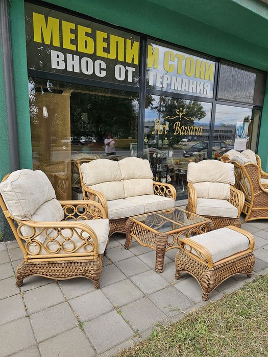 Естествен ратанов мебели