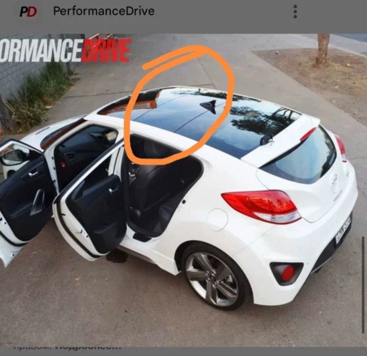 Hyundai Veloster стекло