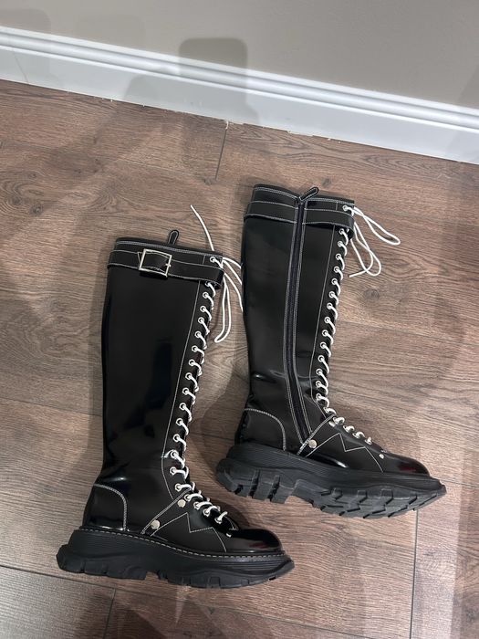 Сапоги ботинки обувь Alexander McQueen