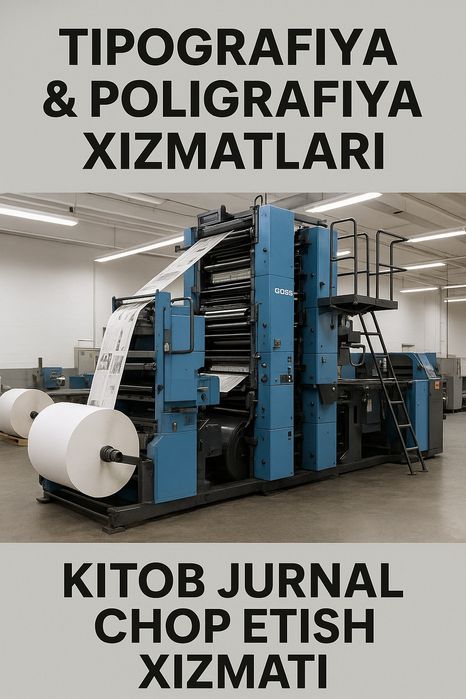 Nashiriyot "Tipagrafiya & Paligrafiya " xizmatlari