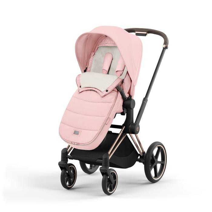 Като нова! Количка Cybex Priam 4 Peach pink, Rose gold frame