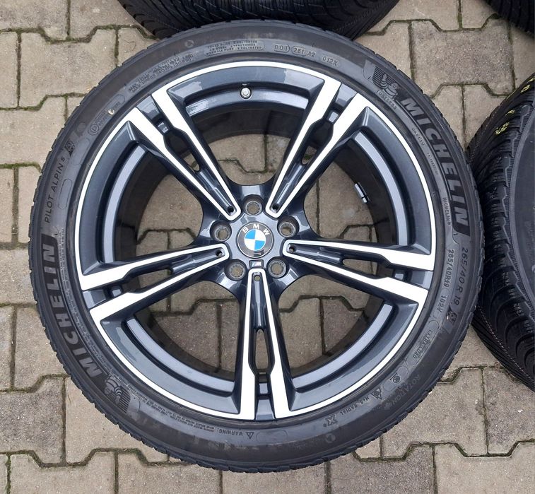 Jante BMW M pe 19 Diamond Cut 8 G14 G15 5 G30 3G20 anvelope vara roti jenti