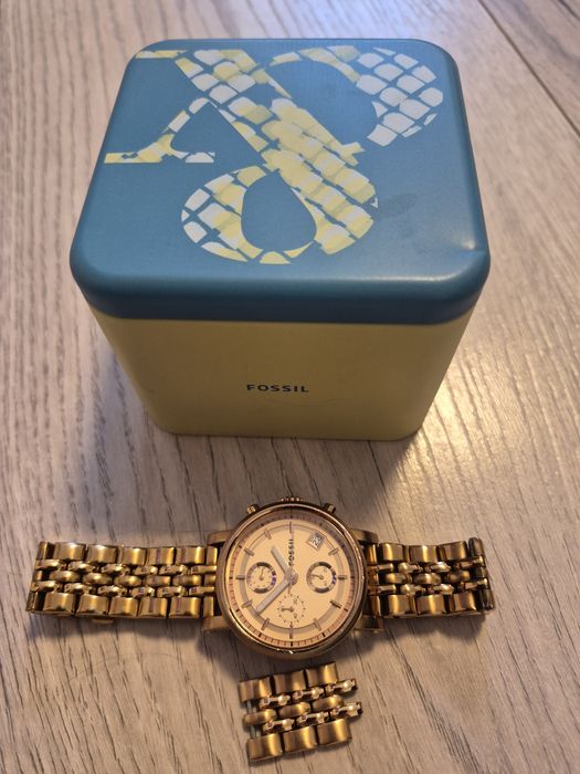 Vamd ceas Fossil dama auriu/roz