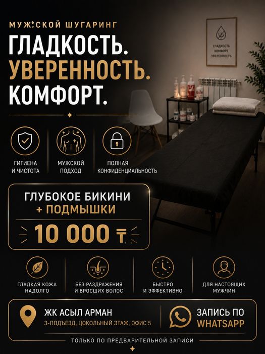 Шугаринг для мужчин