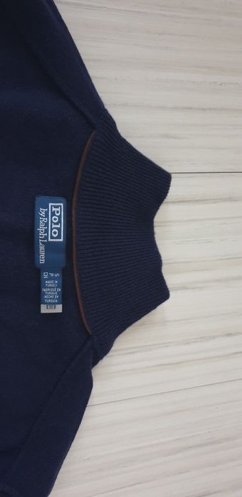 POLO Ralph Lauren  Wool Half Zip / S НОВО ОРИГИНАЛ Мъжкa  с 3/4 Цип