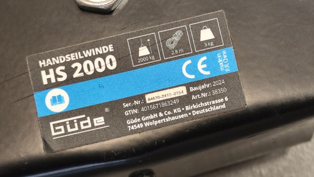 Ръчна Лебедка Gude / Germany