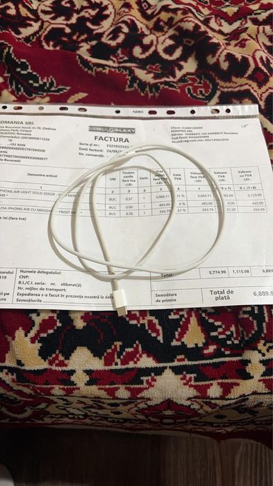 Schimb iPhone Air gold