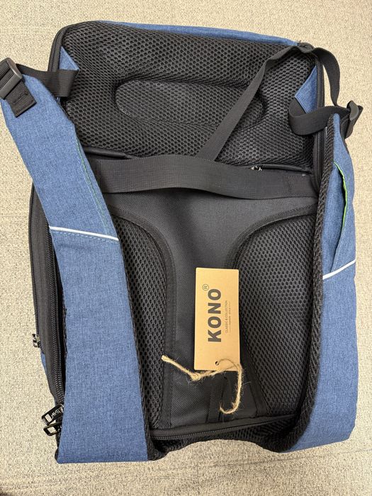 Rucsac / Ghiozdan barbati KONO - bleumarin - NOU cu eticheta