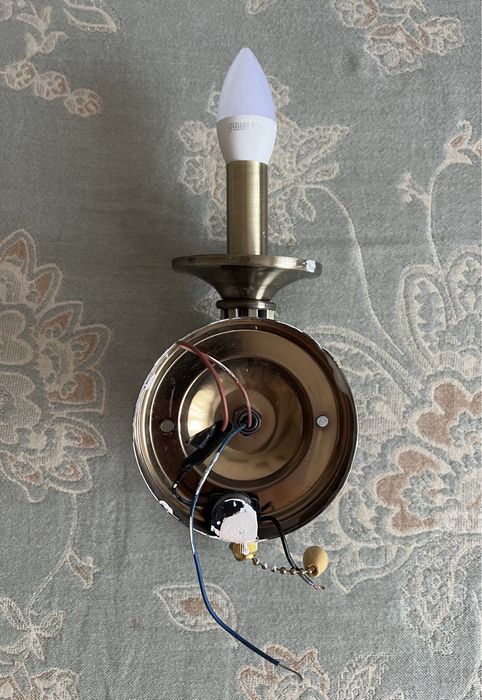Светильник бронза (цоколь е14)