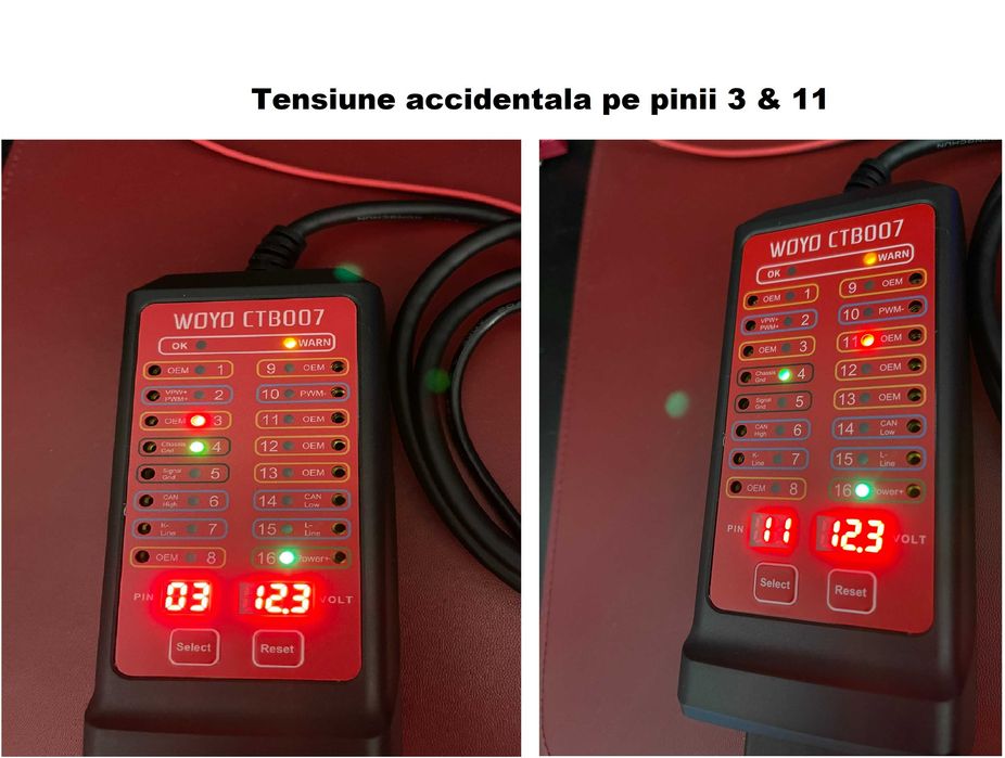 Tester port OBD2, WOYO breakout box