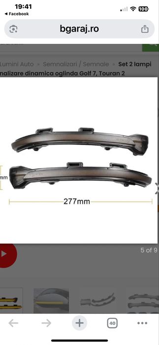 semnalizari dinamice vw golf7