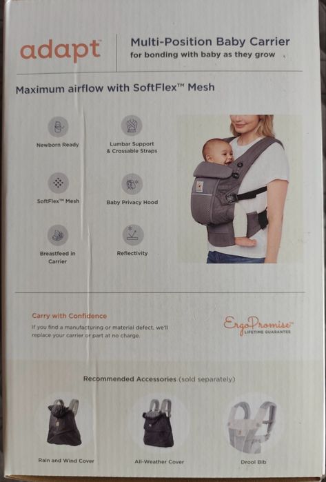 Ергономична раница бебеносене Ergobaby adapt multi-postion