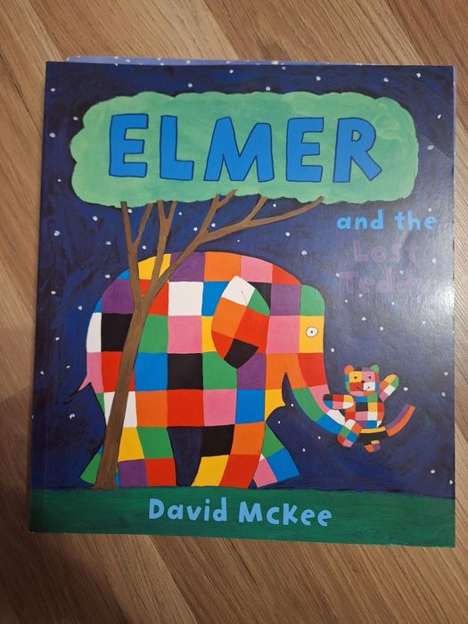 10 книги на английски език за слончето Елмер / Elmer