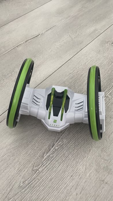 Dual Roller Crazy Car White