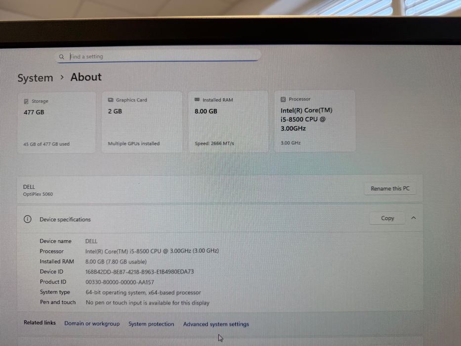 Dell OptiPlex 5060 i5