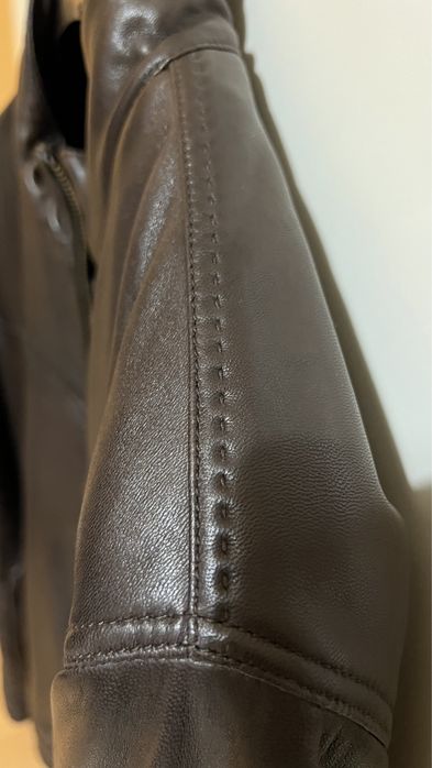 Geaca piele Massimo Dutti NOUA, cu eticheta, marime XL