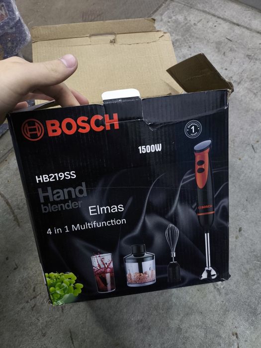 Блендер bosch hb219ss 1500w