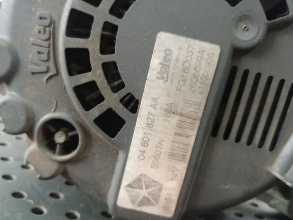 alternator 2.2 crd euro 5 651  jeep compass  2012  04801827aa  2606699a