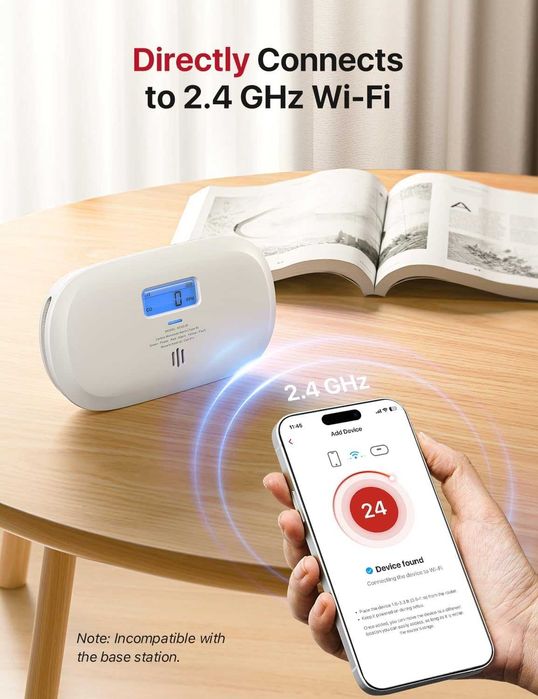 X-Sense Smart Carbon Monoxide Detector – детектор за въглероден оксид