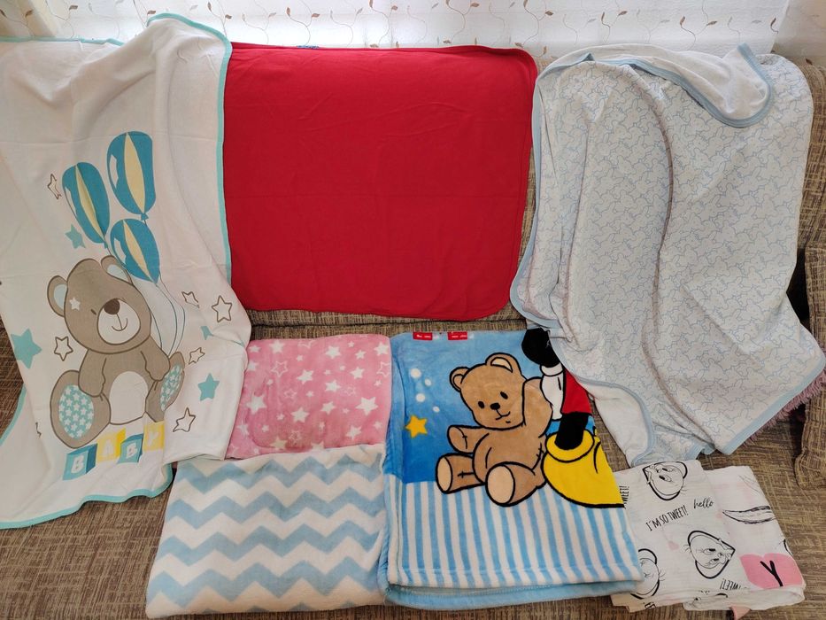 Бебешки завивки и пелени.