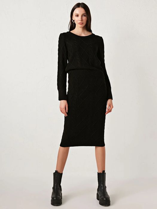 Женская теплая вязаная юбка LcWaikiki