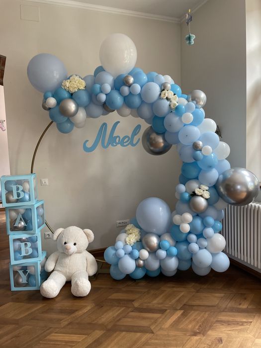 Aranjament arcada baloane / Photocorner Botez / Nunta / Majorat / Corp