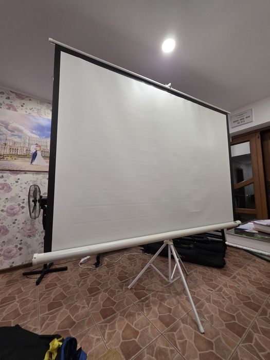 Ecran Videoproiector 113 inch, 203x203cm