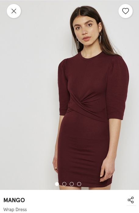 Rochie grena Mango noua