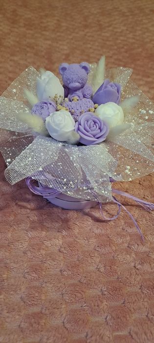 Цветя от сапунена основа