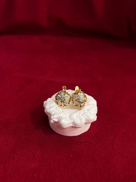 Золотые серьги/BariBarShop/0•0•12