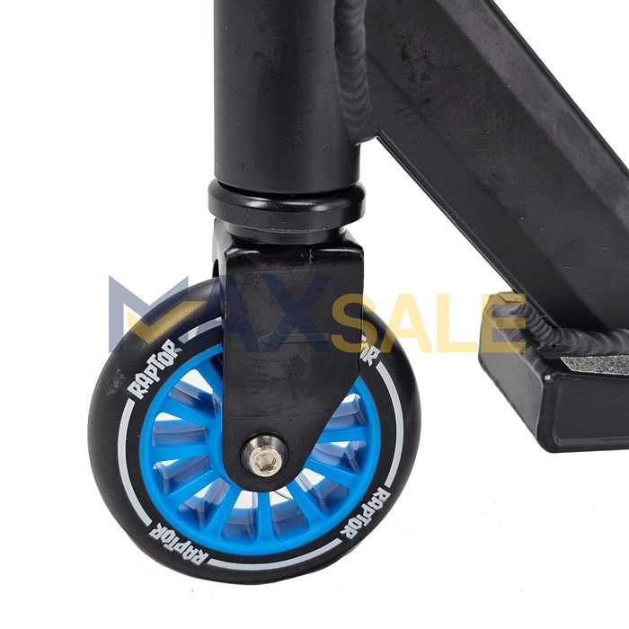 Детска тротинетка скутер scooter трикове черна синя триколка колело