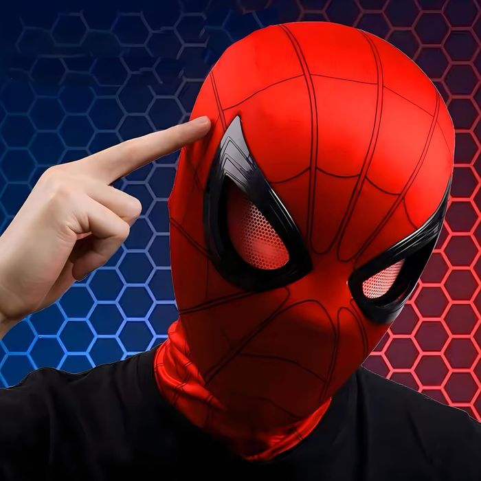 Маска человека паука новый