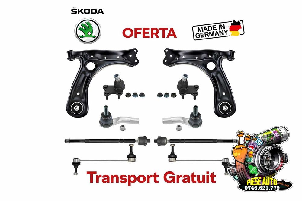 Kit brate Skoda Rapid + Transport Gratuit