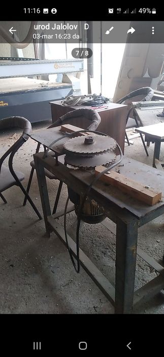 Ёгочга ишлов берадиган станоклар