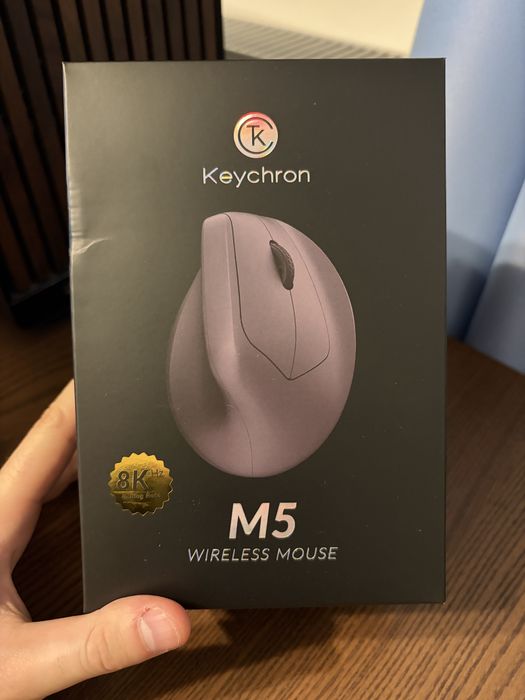 Keychron M5 Mouse Vertical  Wirelesss Black