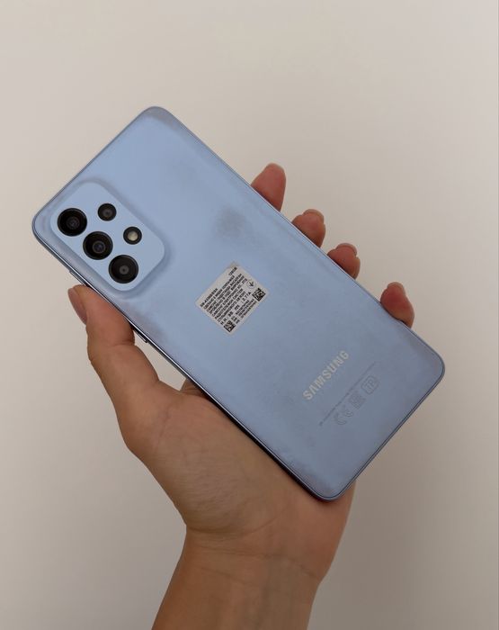Samsung A33 голубой