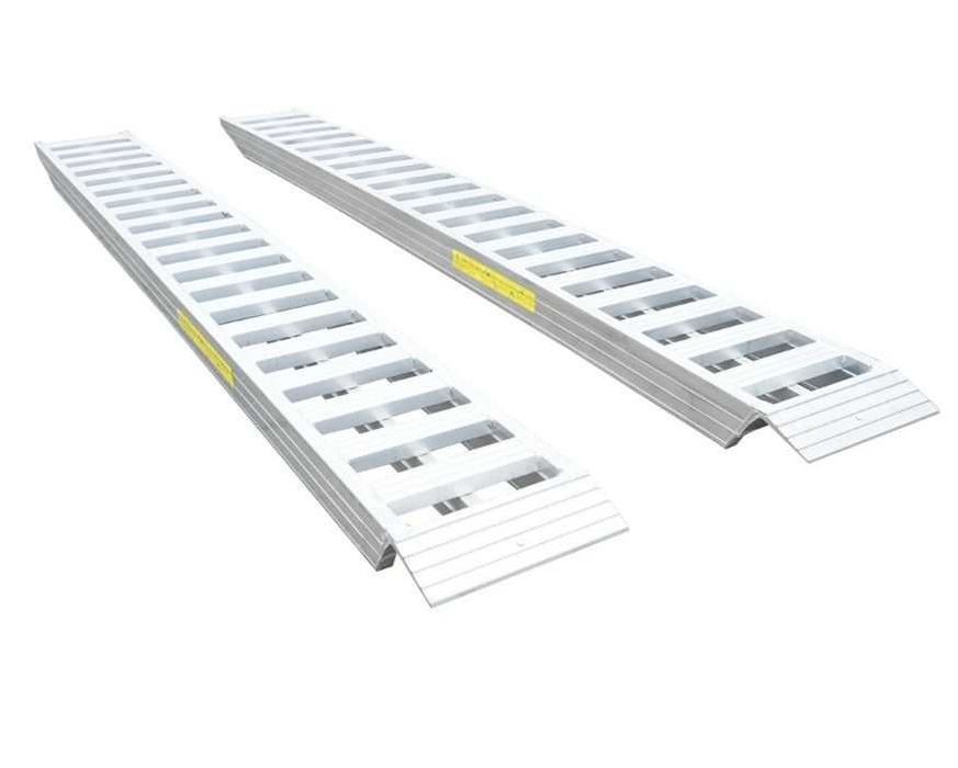 Set rampe aluminiu 8 tone pentru incarcare/descarcare 450x50x15cm